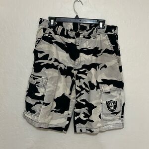 NFL Raider Football Team Camouflage Casual Shorts Modern